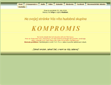 Tablet Screenshot of kompromis.sk